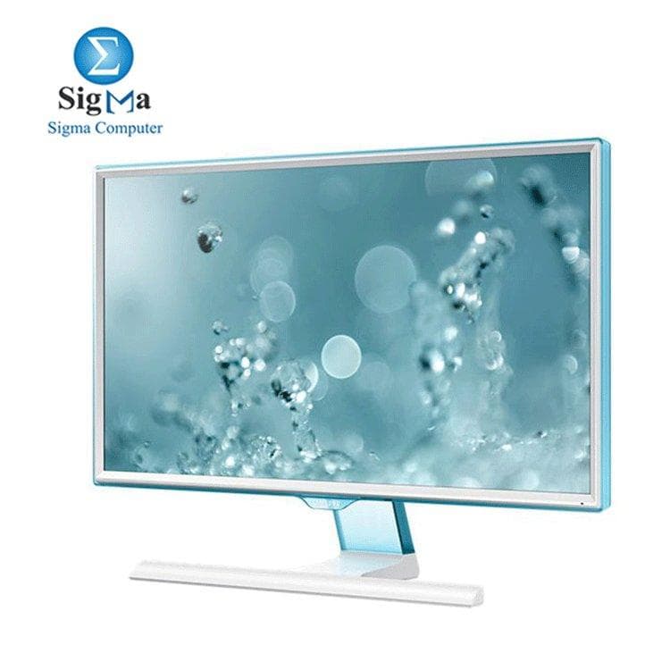 شاشة كمبيوتر سامسونج S24E360HL مقاس 24 بوصة LED FHD أبيض وأزرق
