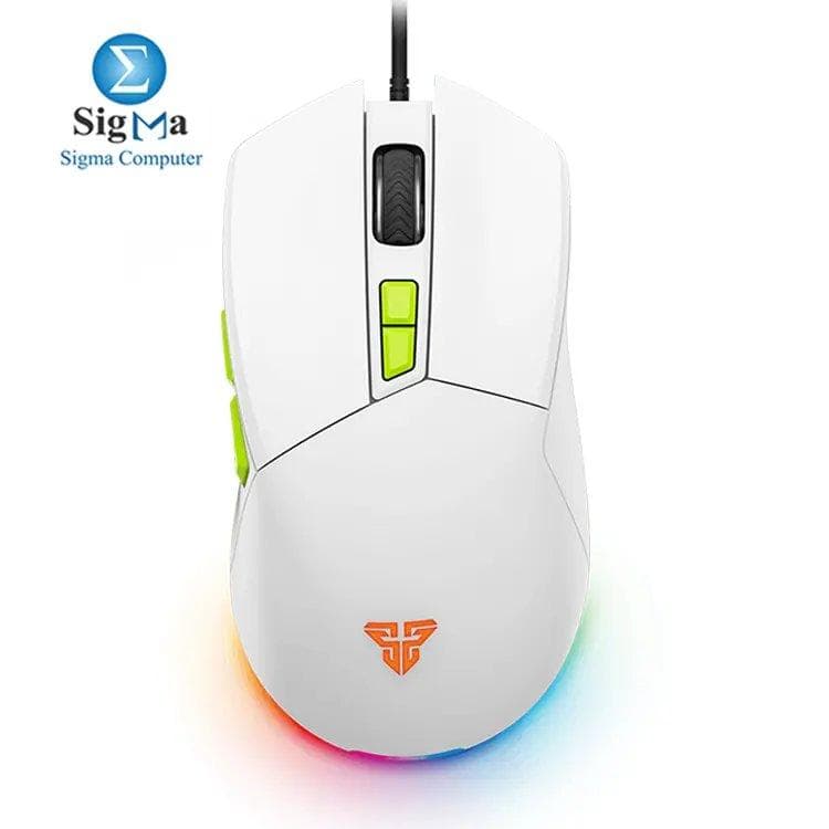 FANTECH PHANTOM II VX6 – 7,200 DPI, 7 programmable buttons, 20M clicks, 60 IPS, braided cable - WHITE