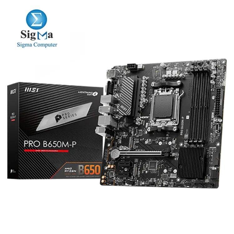 MSI PRO B650M-P mATX Motherboard for AMD Ryzen