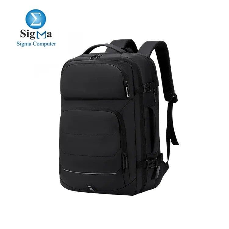 Rahala RAL 2201 Backpack – Ergonomic design, padded 17” laptop compartment, expandable storage, water-resistant fabric, and built-in USB port