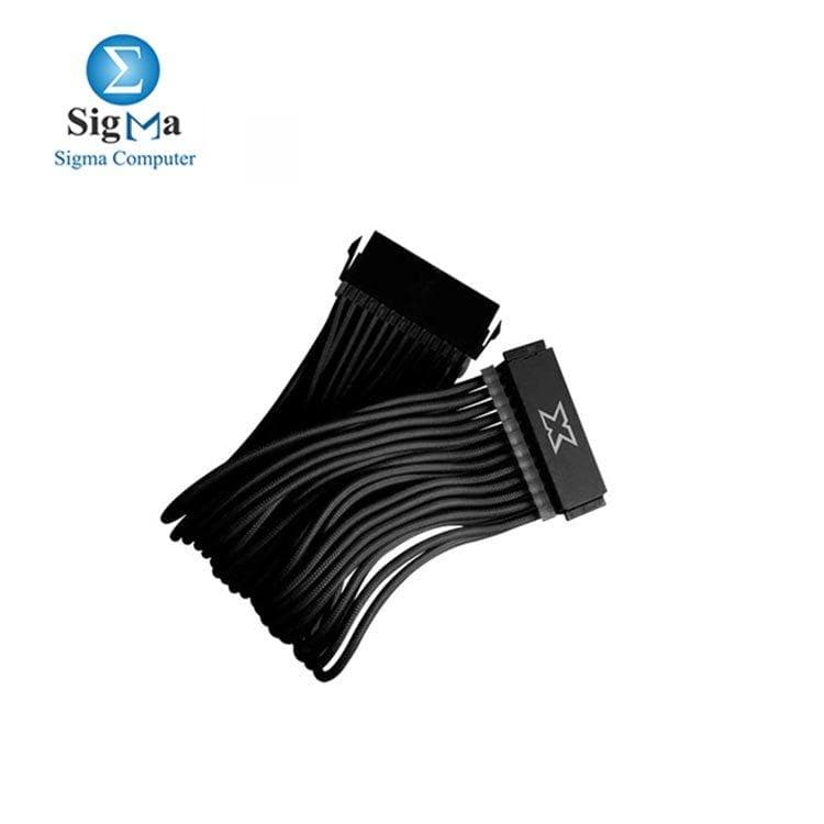 غطاء كابل باور سبلاي XIGMATEK I CABLE MB24P - أسود