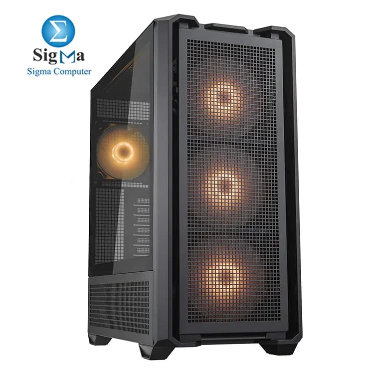كيسة كوجر MX600 RGB E-ATX Mid-Tower اسود