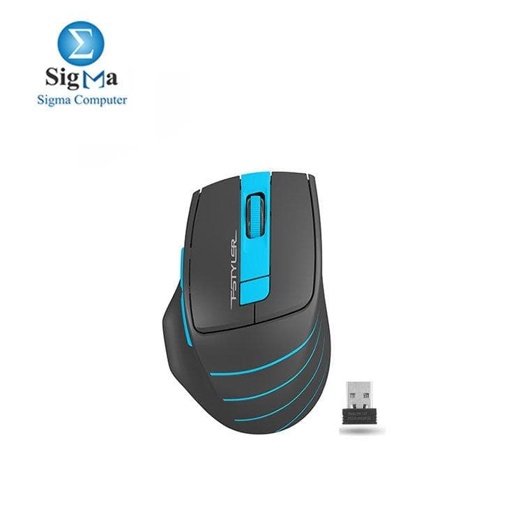 ماوس لاسلكي 2.4G من A4TECH (FG30S) أزرق