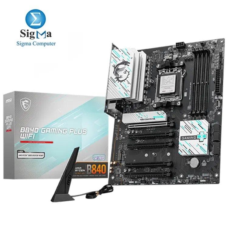 MSI B840 GAMING PLUS WIF Socket AM5 LGA 1718 Motherboard
