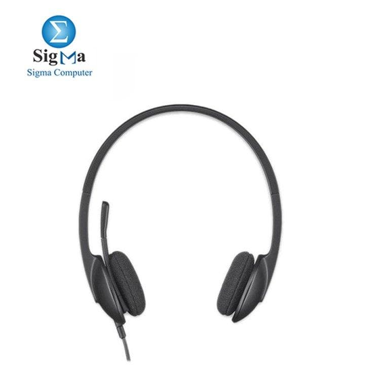 Logitech H340 Stereo USB Headset for Windows and Mac