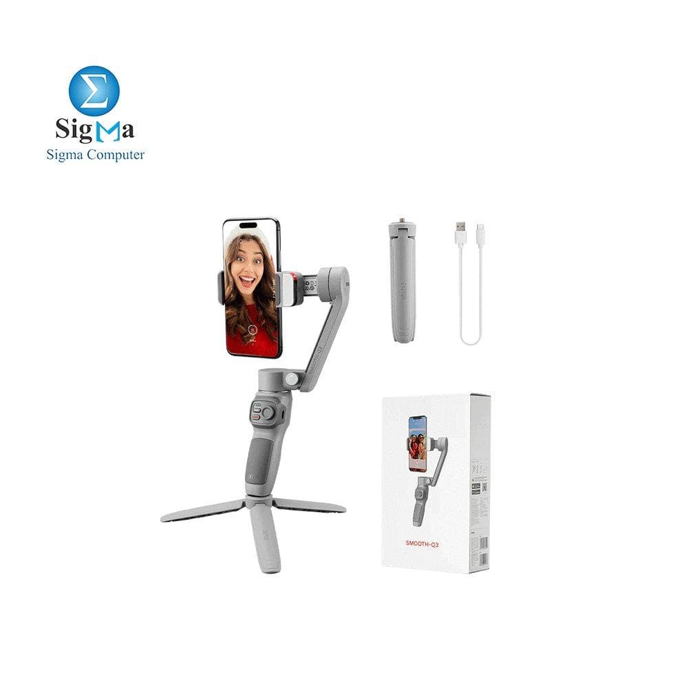 مثبت جيمبال Zhiyun Smooth-X لون رمادي