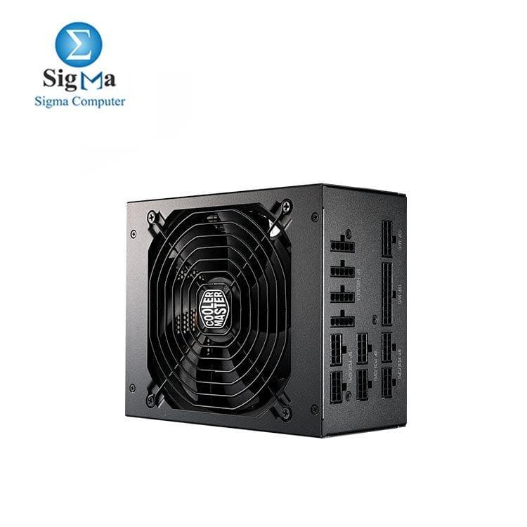 كولر ماستر MWE Gold 1050 V2 (MPE-A501-AFCAG) – 1050W 80+ Gold، كابلات قابلة للفصل بالكامل، مروحة صامتة 140mm، جاهز لـ RTX
