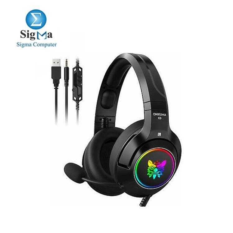 سماعة جيمنج ONIKUMA K9 لـ Laptop/PS4/Xbox One ستيريو