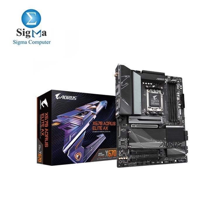 لوحة أم جيجابايت AMD X670 AORUS ELITE AX (rev. 1.0)