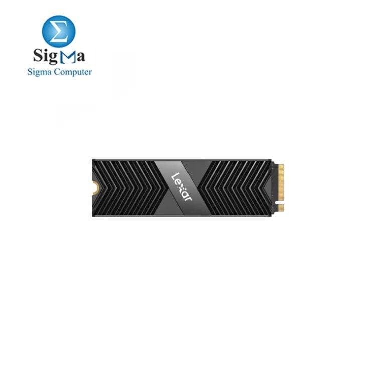 Lexar 2TB Professional NM800 PRO SSD with Heatsink PCIe Gen4 NVMe M.2 2280 Internal Solid State Drive, Up to 7500/6500 MB/s Read/Write, for PS5, Gamers and Creators, Black (LNM800P002T-RN8NG)