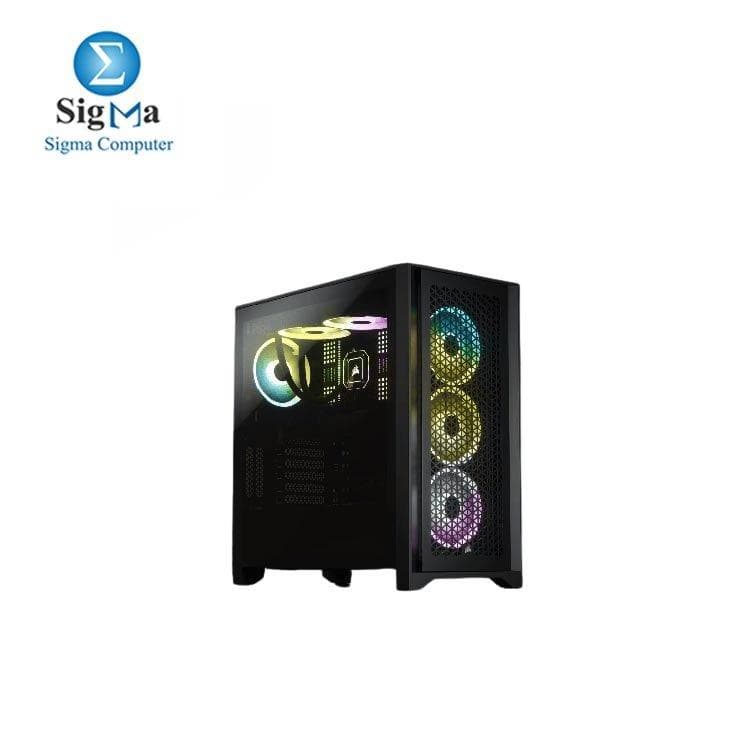 CORSAIR 4000D Airflow Black (Air up to 170mm) (VGA up to 360mm)+2 Fan (CC-9011200-WW)