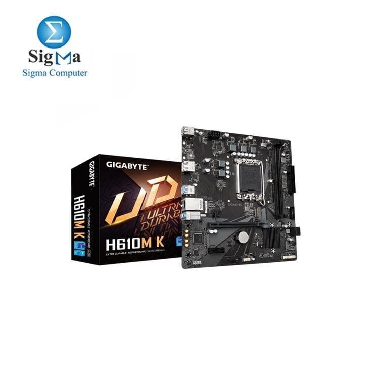 GIGABAYT-INTEL H610M-K DDR5 Socket LGA 1700 Motherboard
