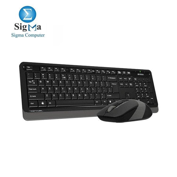 KB+Mouse A4tech Wireless Fstyler FG1010 GREY
