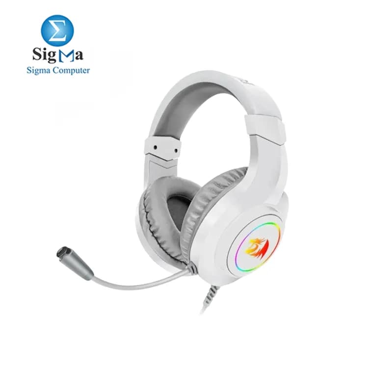 REDRAGON H260 Hylas WHITE  RGB 2x3.5mm JACK+(USB For RGB)