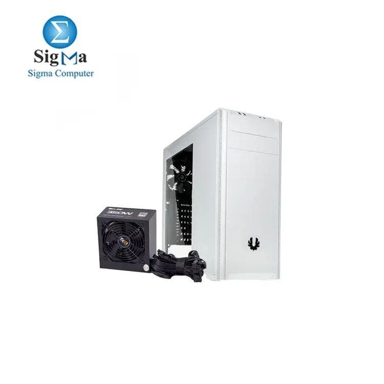 باندل كيسة Bitfenix Nova Midi Tower بيضاء مع باور 2B PW236 350W
