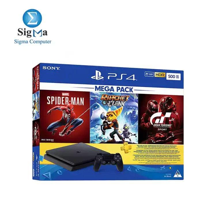 Playstation Sony 4  500 GB Bundle 3 Games & 3 Months PS Plus subscription