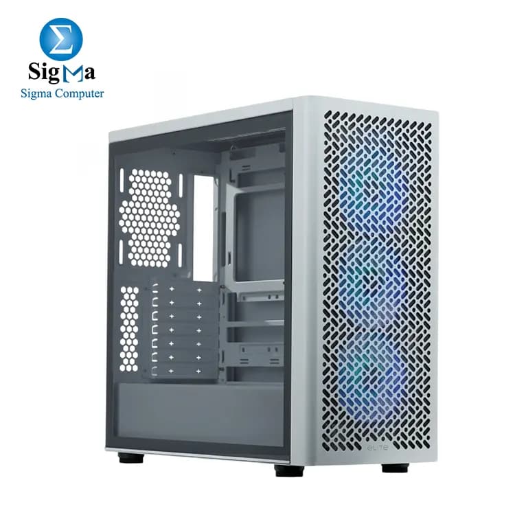 COOLER MASTER Elite 502 Mid Tower case - WHITE