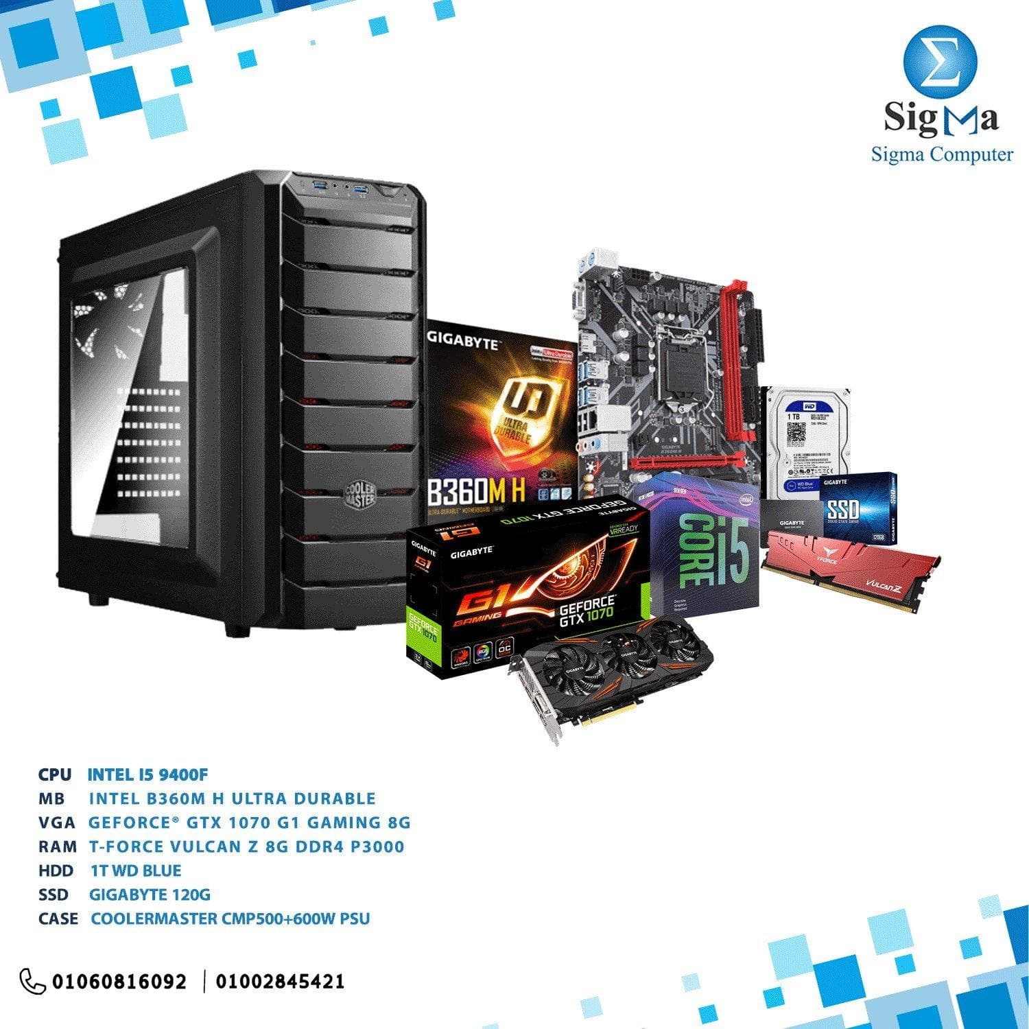 باندل معالج i5 مع كرت شاشة 1070 8G