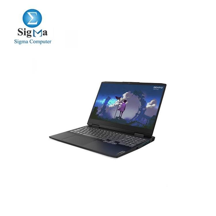 لابتوب لينوفو IdeaPad Gaming 3 82S9010MAK - معالج انتل Core i7 12650H - كرت شاشة انفيديا GeForce RTX 3060 6GB - رام 16GB DDR4 3200 - هارد 512GB NVMe SSD - شاشة 15.6 FHD IPS 120Hz