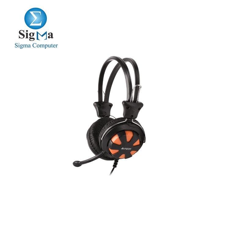 سماعة ستيريو ComfortFit من A4TECH (HS-28) | برتقالي
