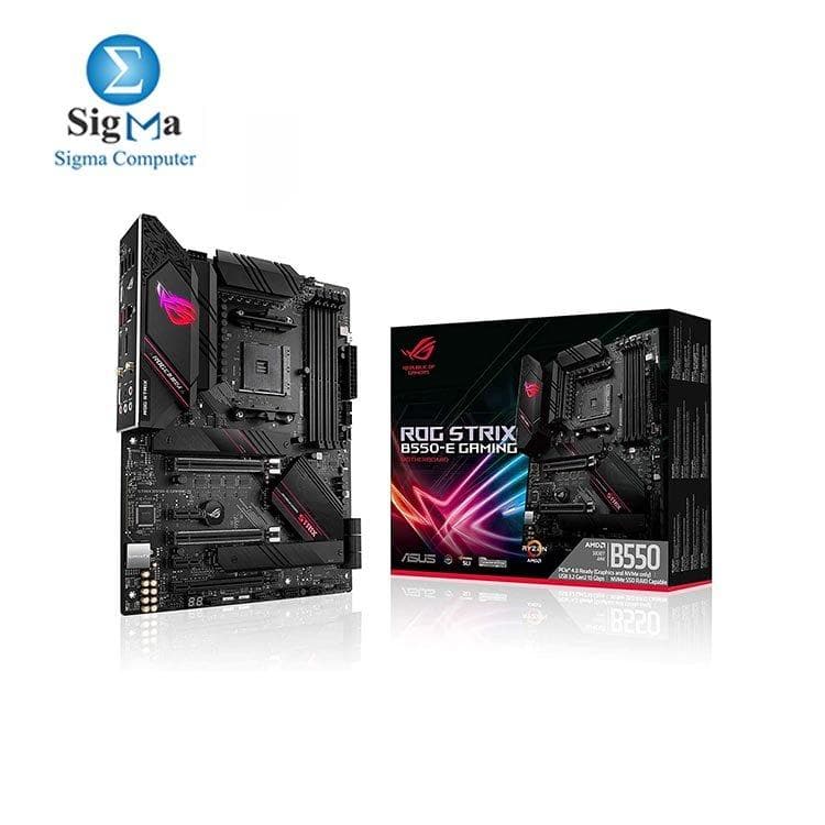 لوحة أم جيمنج اسوس ROG Strix B550-E اي ام دي AM4 (الجيل الثالث Ryzen ATX)