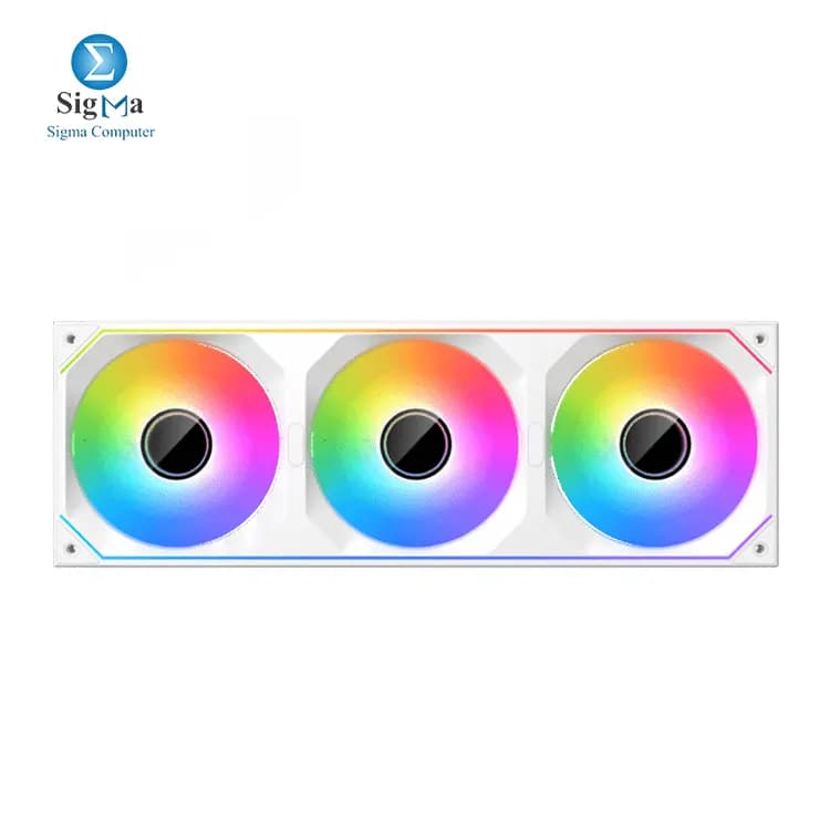 مروحة تبريد XIGMATEK Infinity SF360 Digital Arctic ARGB PWM 360mm مع وحدة تحكم