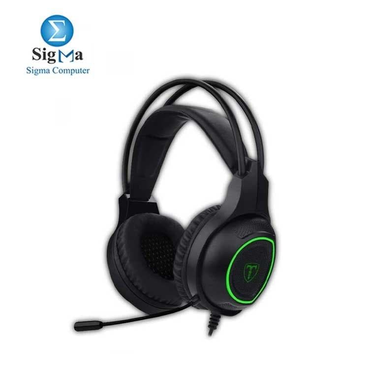 سماعة جيمنج ستيريو T-DAGGER T-RGH201 Atlas بإضاءة خلفية لون واحد