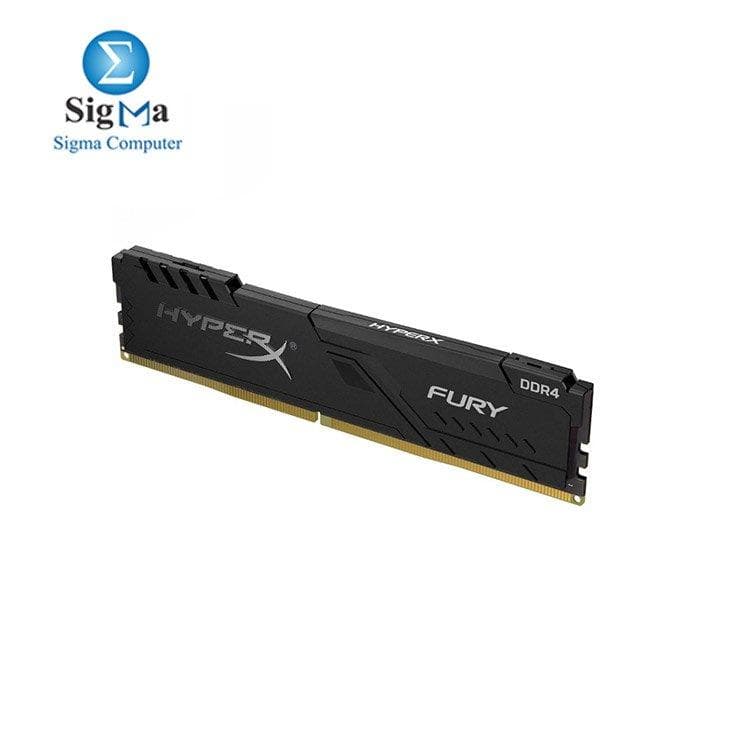 رامات هايبر اكس Fury سعة 16GB بتردد 3200MHz DDR4 CL16 للكمبيوتر المكتبي أسود
