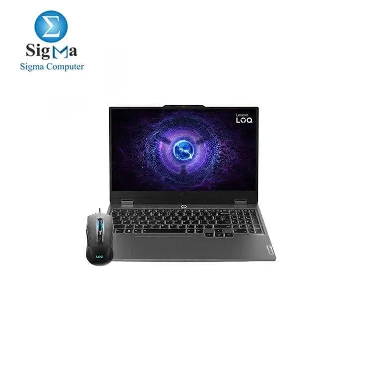 لابتوب لينوفو LOQ 15IAX9 83GS0071AX - معالج انتل® Core™ i5-12450HX - كرت شاشة انفيديا® GeForce RTX™ 2050 4GB - رام 16GB DDR5-4800 - هارد 512GB SSD M.2 - شاشة 15.6 FHD IPS 144Hz