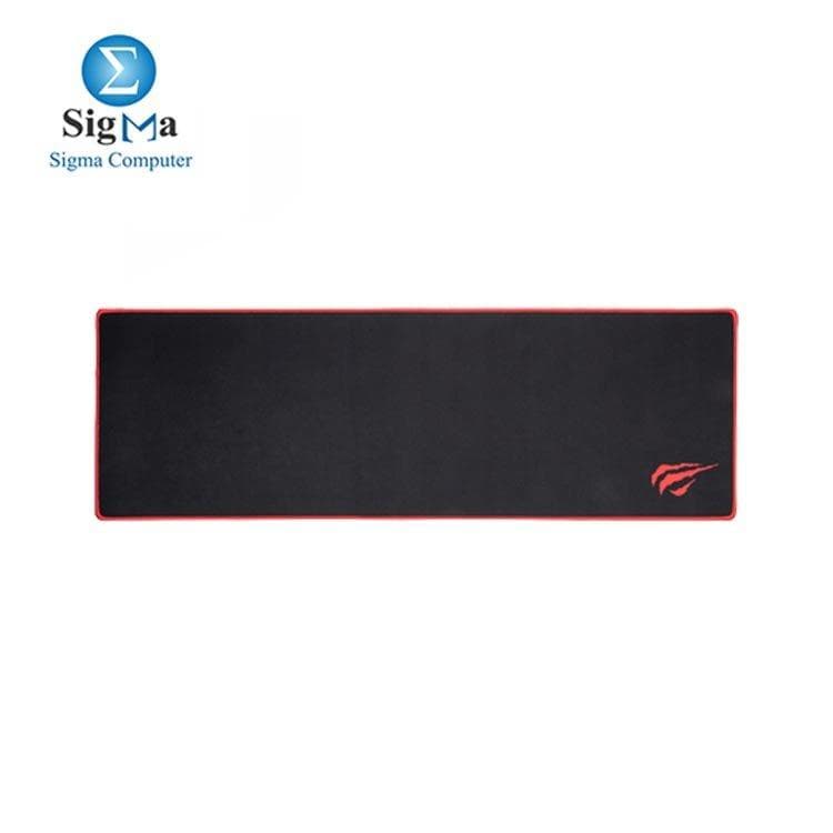 ماوس باد جيمنج Havit HV-MP830: مقاس 900x300mm، سمك 3mm، سطح قماشي ناعم، قاعدة مطاطية غير قابلة للانزلاق، حواف متينة
