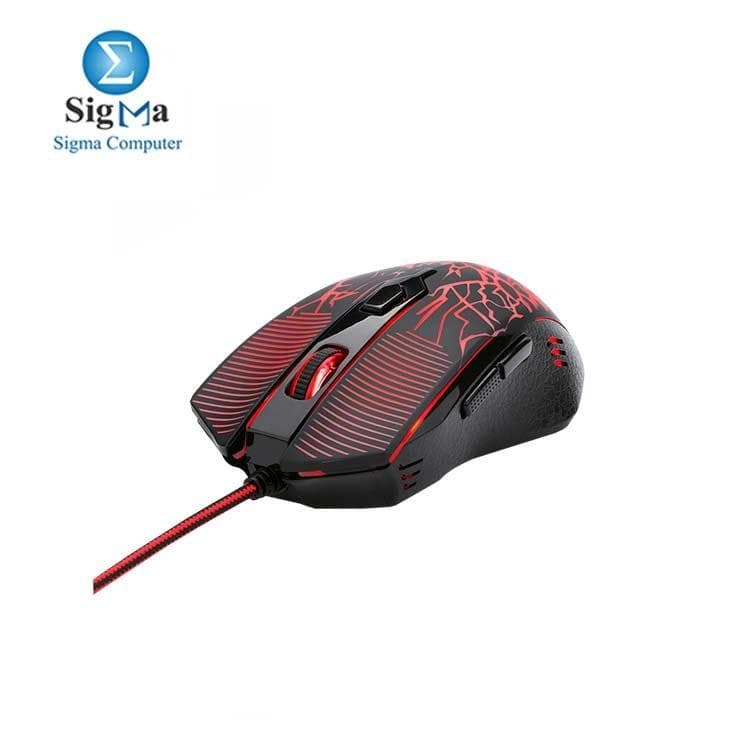 ماوس جيمنج سلكي Redragon M608 بتصميم مريح وإضاءة LED للكمبيوتر واللابتوب