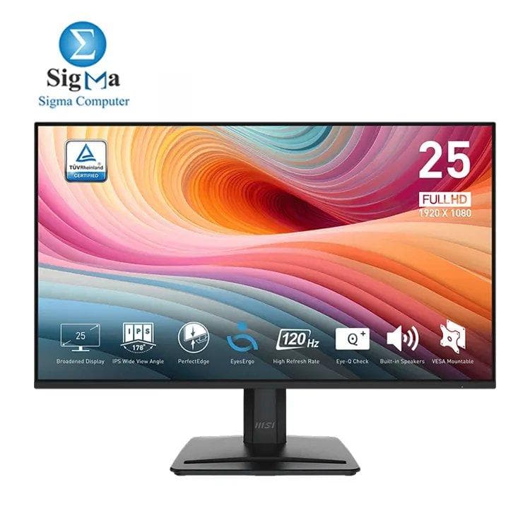MSI PRO MP251 E2 24.5" FHD IPS 120Hz 1ms Monitor