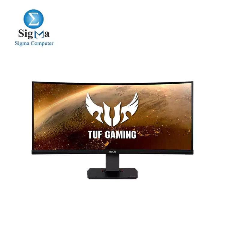 شاشة جيمنج منحنية TUF Gaming VG35VQ – مقاس 35 بوصة WQHD (3440x1440)، 100Hz، Extreme Low Motion Blur™، Adaptive-Sync، 1ms (MPRT)