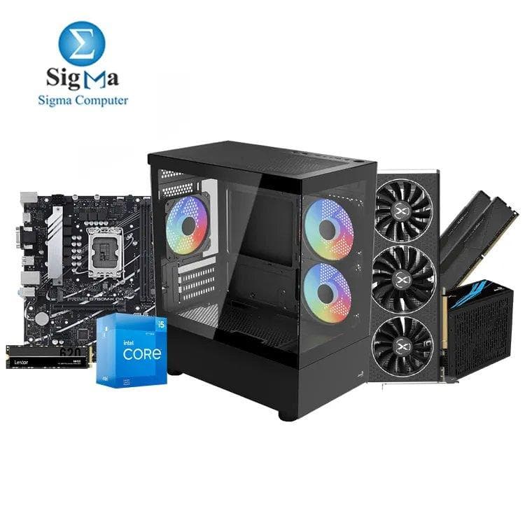 JINX 12400F RX6750XT -015- ASUS B760M-K D4 - Intel Core i5-12400F - KLEVV 2x8GB 3200MHz - XFX RX 6750 XT 12GB - Lexar NM620 256GB - Aerocool Viewport-Mini ARGB And LUX 650W POWER SUPPLY 80 PLUS BRONZE