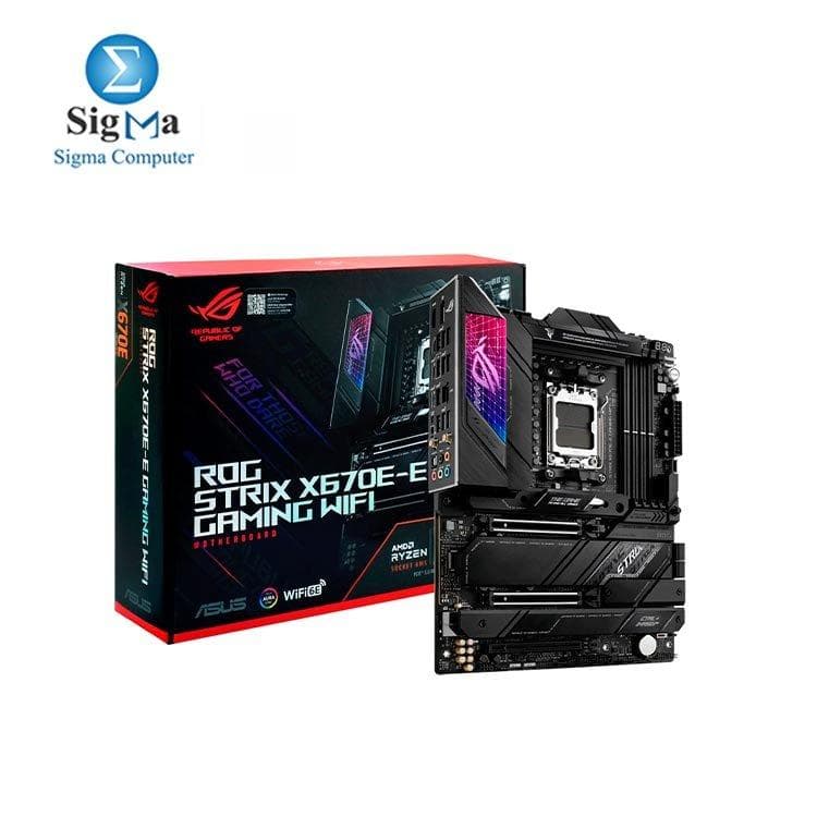 لوحة أم اسوس AMD ROG STRIX X670E-E GAMING واي فاي 90MB1BR0-M0EAY0