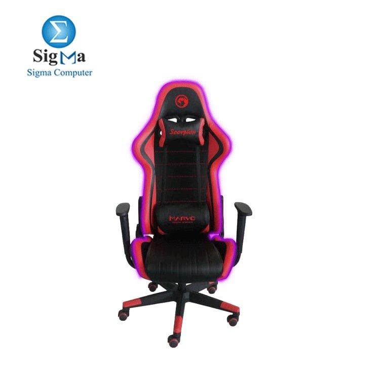 كرسي جيمنج مارفو سكوربيون CH-107 قابل للتعديل RGB