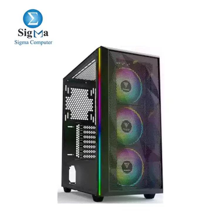 كيسة جيمنج Gamdias Athena M2 ATX Mid-Tower RGB + باور سبلاي KRATOS E1 600W