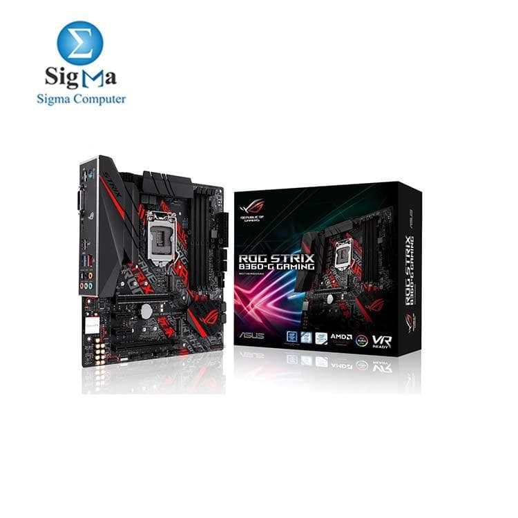 لوحة أم اسوس ROG STRIX B360-G GAMING انتل B360 mATX جيمنج