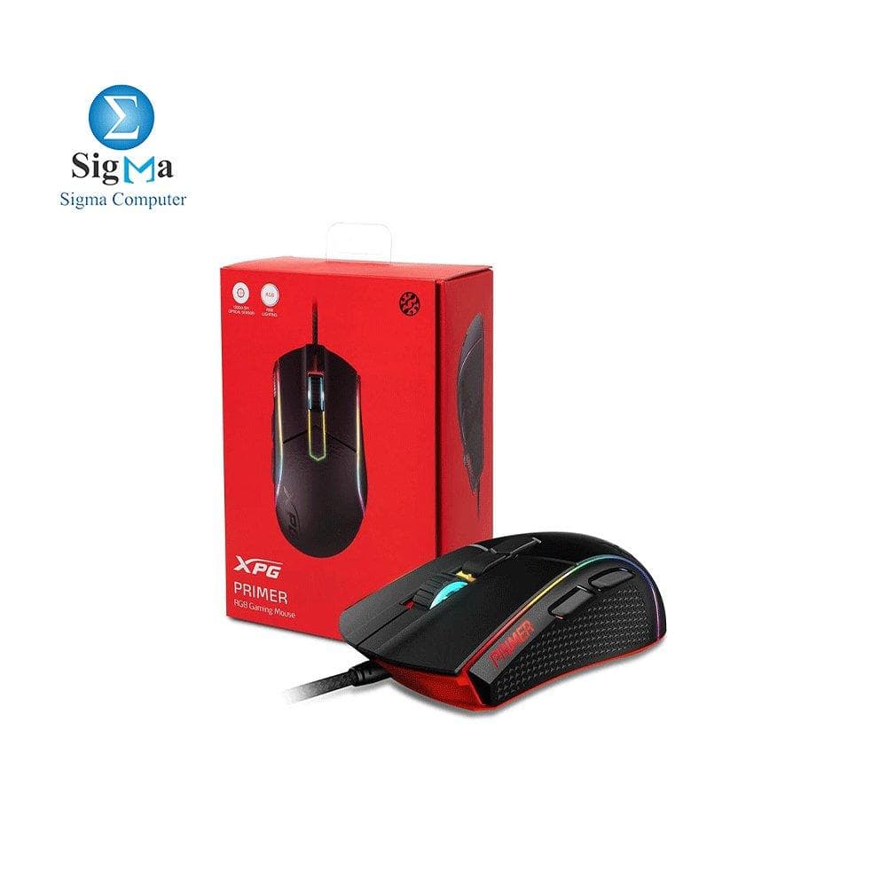 XPG MOUSE PRIMER-BKCWW RGB GAMING MOUSE
