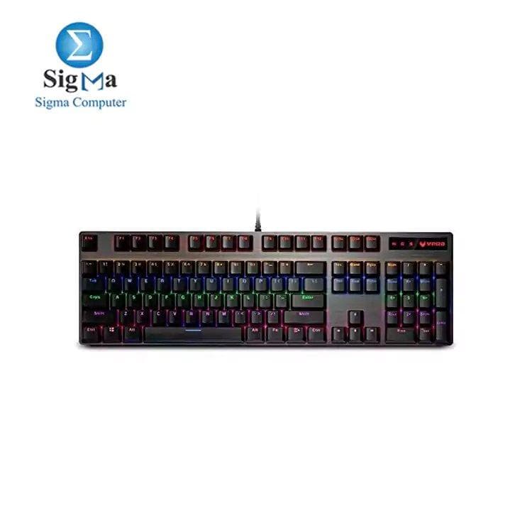 كيبورد جيمنج ضوئي رابو V500 Pro أسود