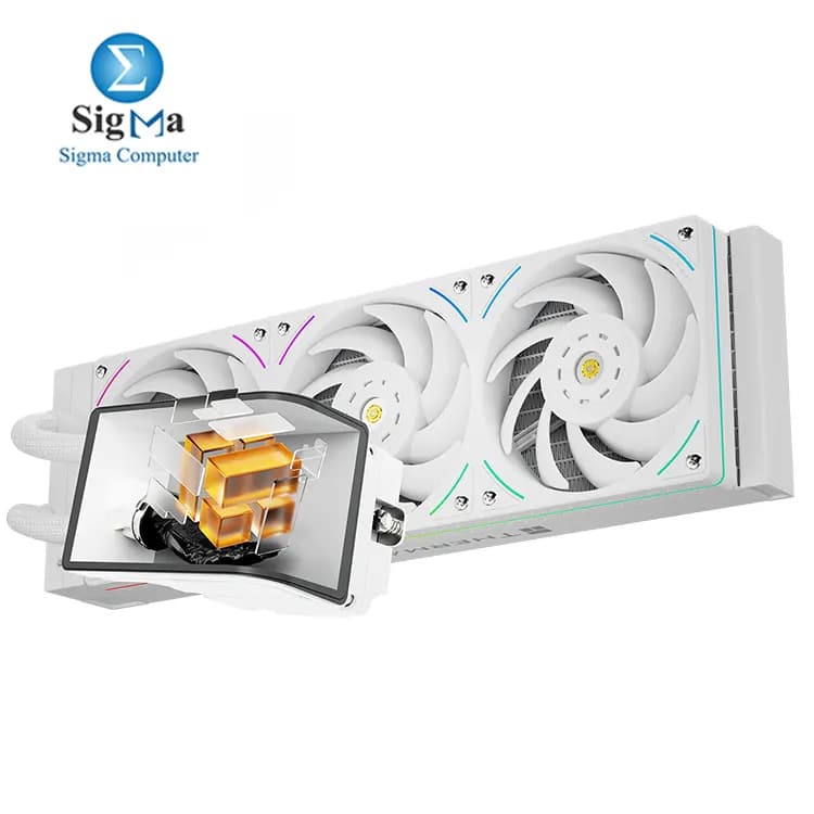 مبرد مائي Thermalright Wonder Vision 360 UB ARGB أبيض