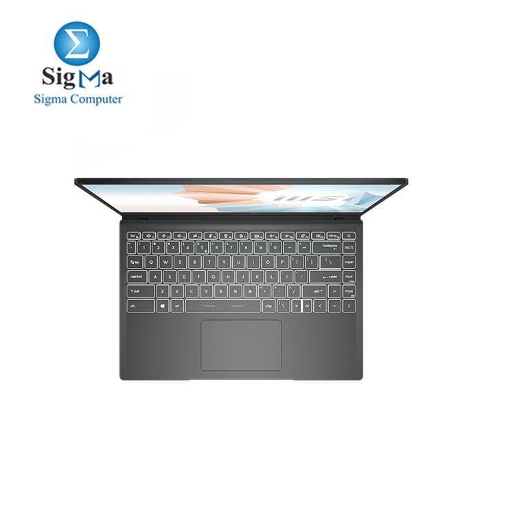لابتوب ام اس اي Modern 14 B5M معالج AMD Ryzen 7 5700U-كرت شاشة AMD Radeon™-رام DDR IV 8GB 3200-هارد 512GB NVMe-شاشة 14 بوصة