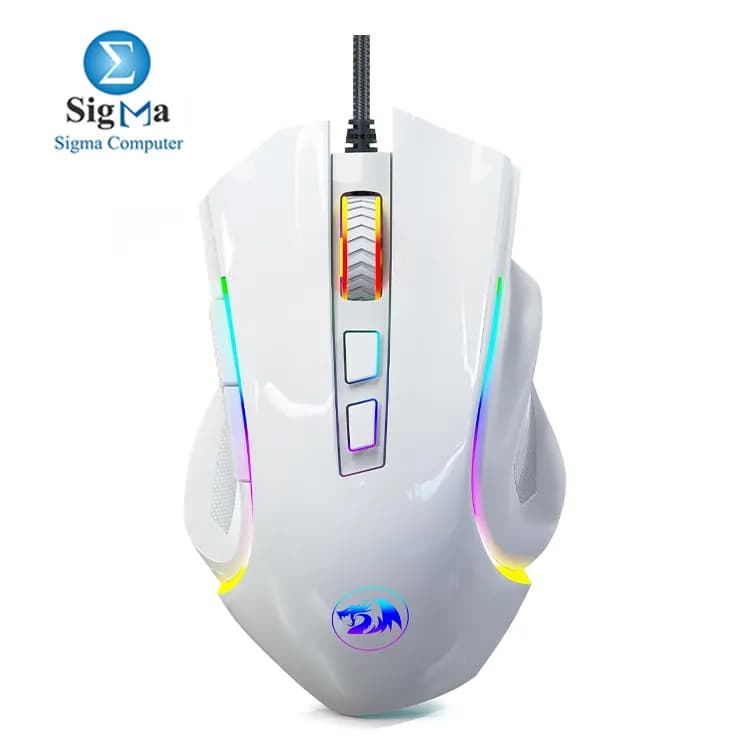 Redragon M607 GRIFFIN RGB Gaming Mouse – White
