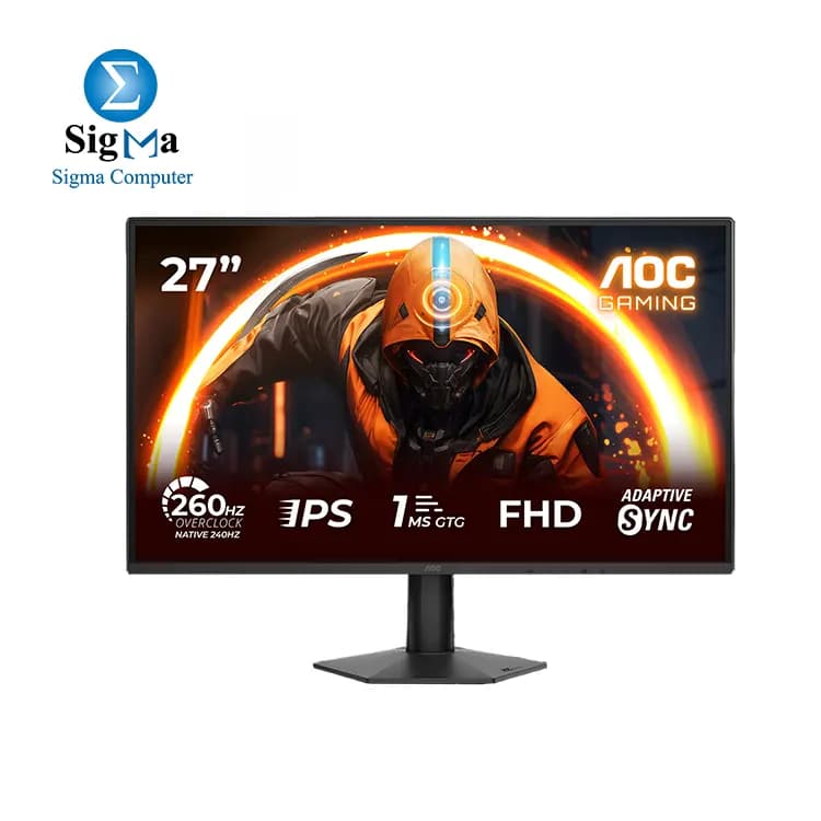 شاشة جيمنج AOC 27G50Z مقاس 27 بوصة - FHD - IPS - 260Hz OC - 1ms
