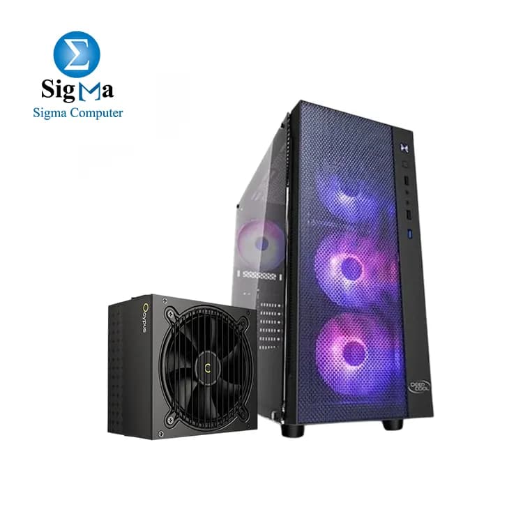 Bundle DEEPCOOL MATREXX 55 MESH ADD-RGB 4F PC CASE + Ocypus Gamma P650 80+White