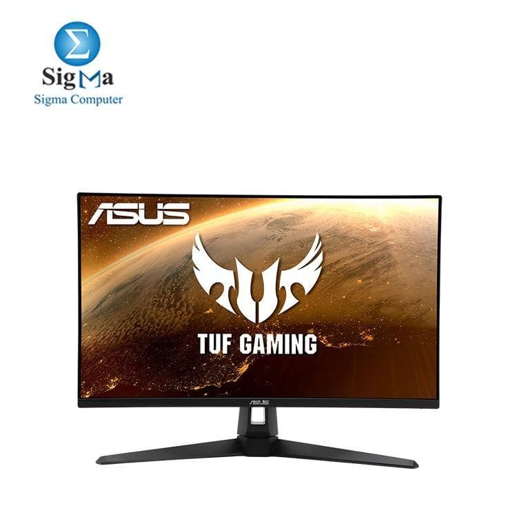 شاشة جيمنج اسوس TUF Gaming VG279Q1A - مقاس 27 بوصة Full HD (1920x1080)، لوحة IPS، تردد 165Hz (أعلى من 144Hz)، تقنية ELMB، تقنية Adaptive-sync، تقنية FreeSync Premium، استجابة 1ms (MPRT)