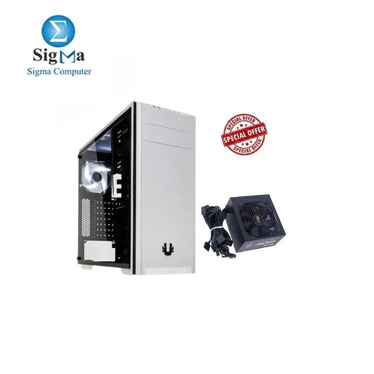 باندل كيسة BitFenix Nova TG بمروحتين مع باور 2B PW004 Ecstasy Gaming 650W