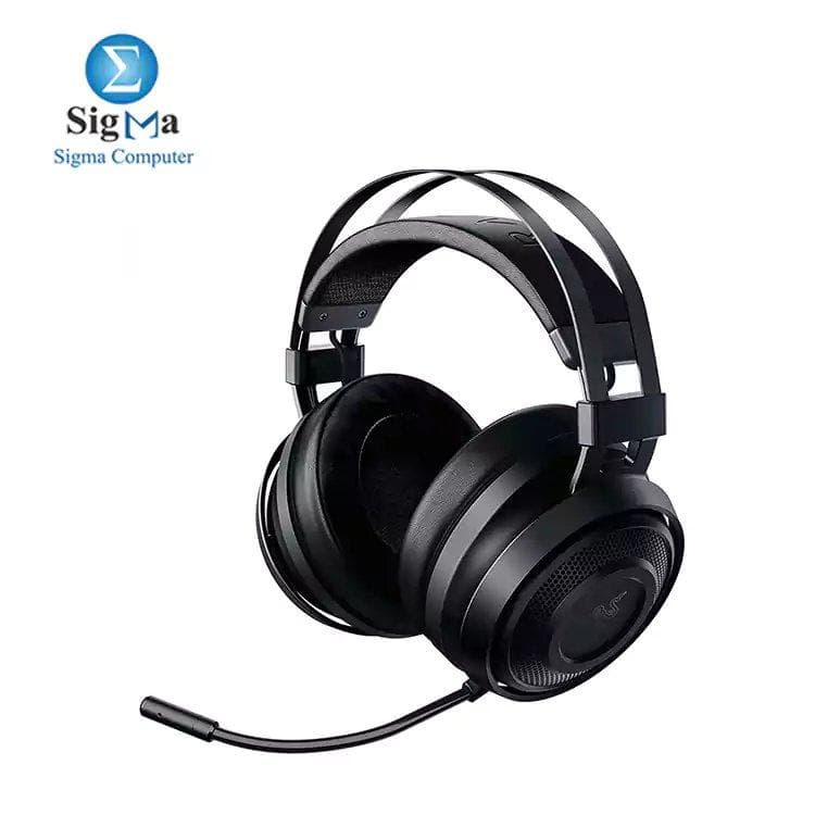 سماعة جيمنج لاسلكية Razer Nari Essential - أسود