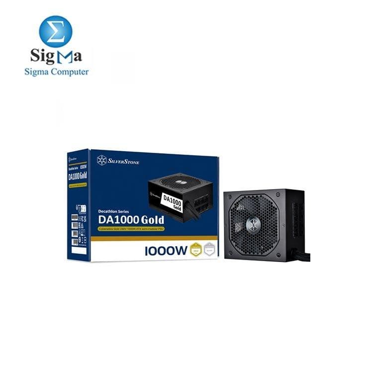 مزود طاقة سيلفرستون DA1000 Gold Cybenetics Gold 1000W شبه وحدات ATX