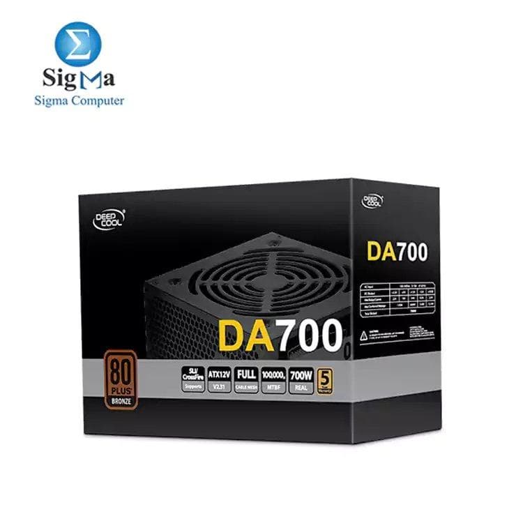 مزود طاقة ديب كول DEEPCOOL DA700 80 Plus Bronze 700W